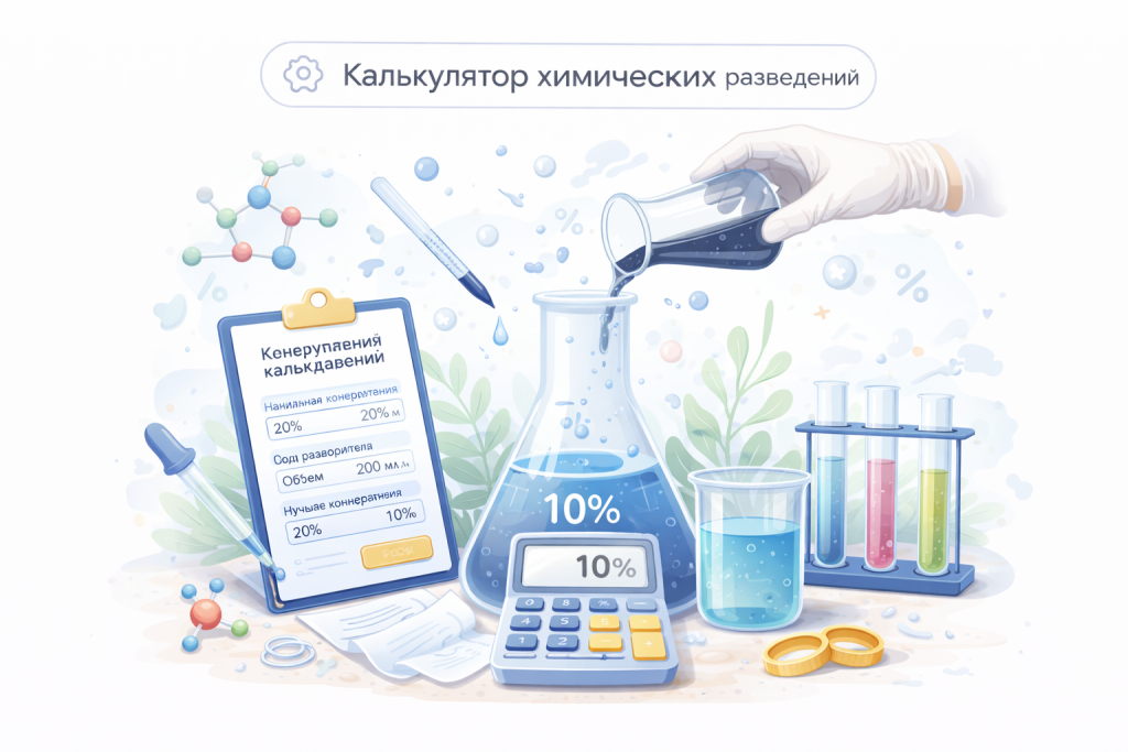 Калькулятор химических разведений