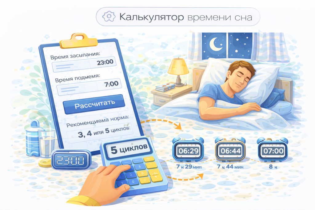 Калькулятор сна