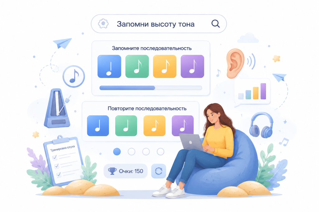 Игра "Запомни высоту тона"